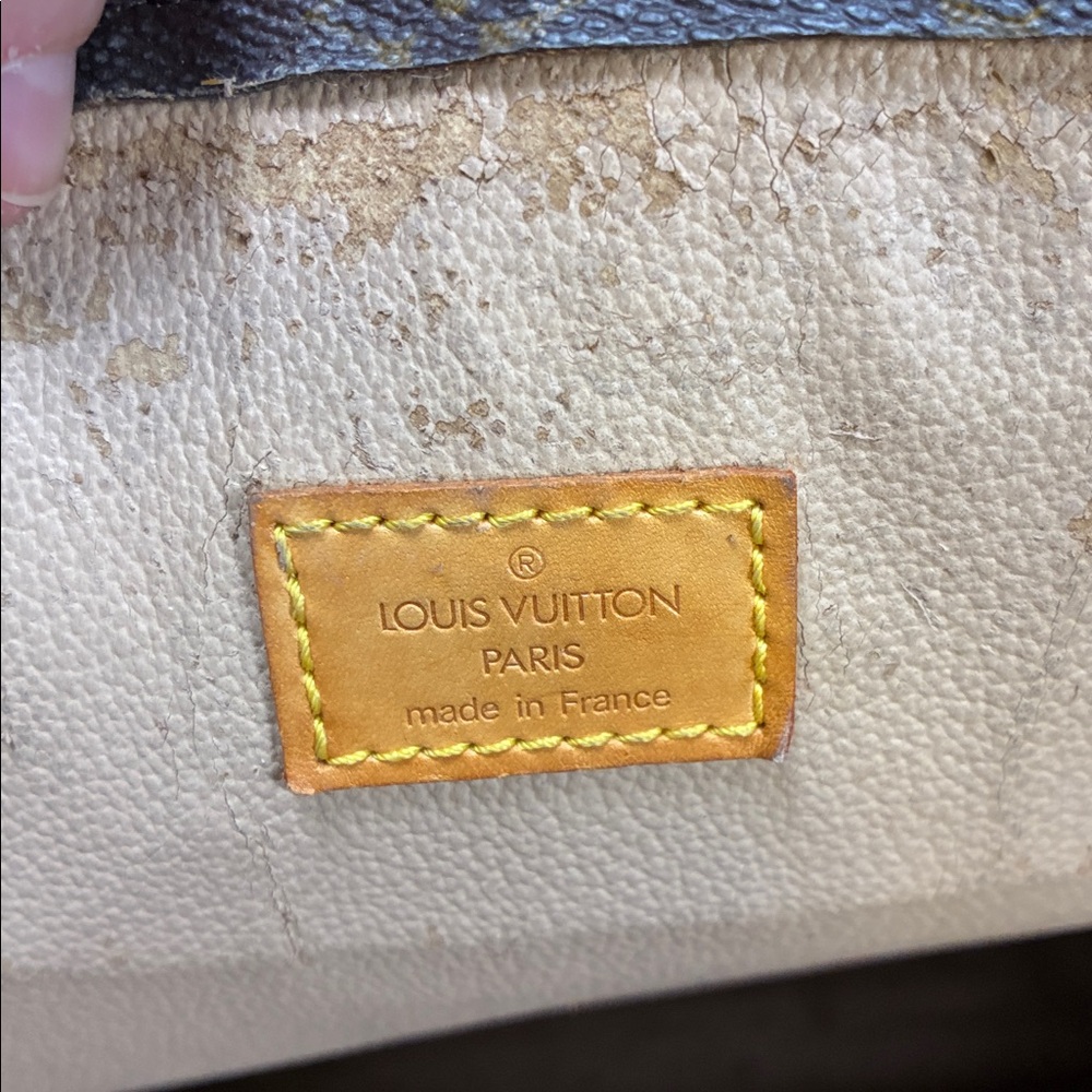 Louis Vuitton Brown Sac Plat Monogram Shopper Tote - Picture 3 of 17
